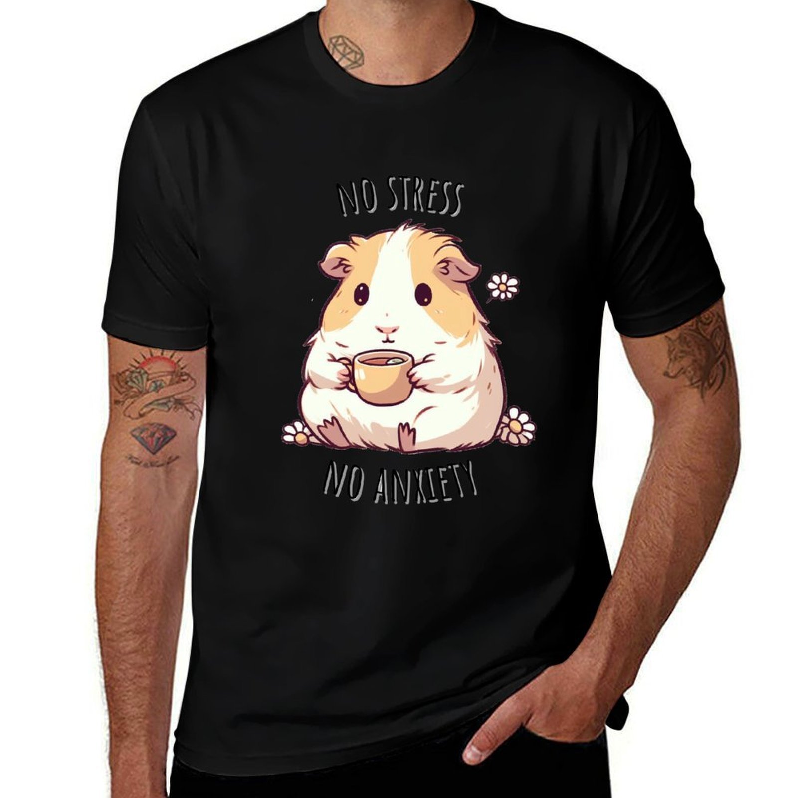 Chamomile Tea - Chamomile Tea Guinea pig T-Shirt Gym