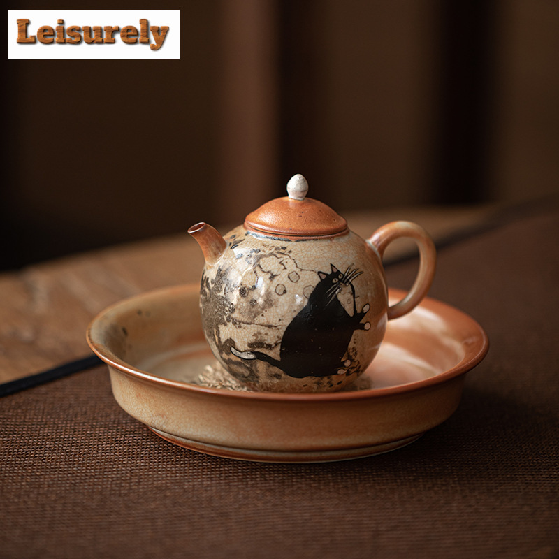 100ml Hand Painted Cat Teapot  - Chamomile Tea 评论和价格