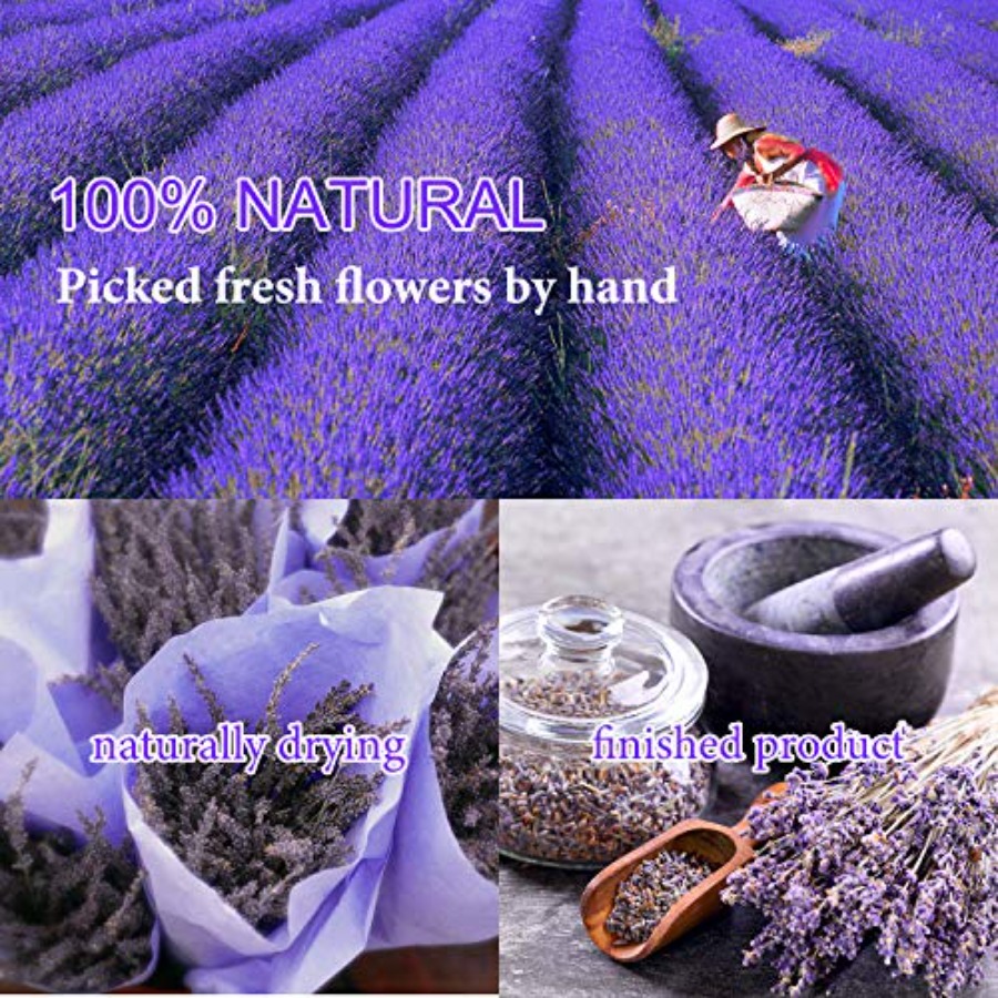 9 Bags Dried Flowers, 100% Nat - Dried Herbs 评论和价格