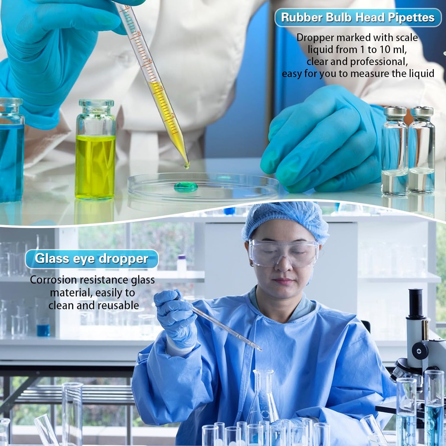 5 Pack 10ml Glass Pipette Drop - Essential Oils 评论和价格