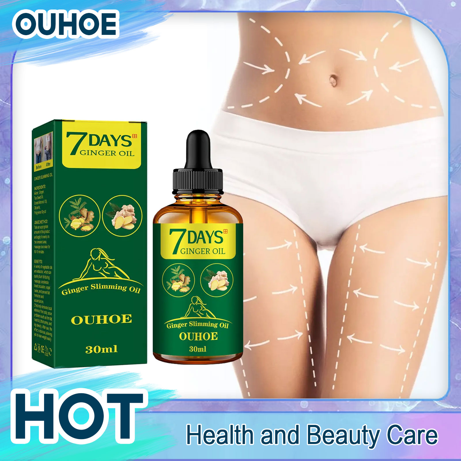 Ginger Slimming Oil Fast Burni - Ginger Tea 评论和价格