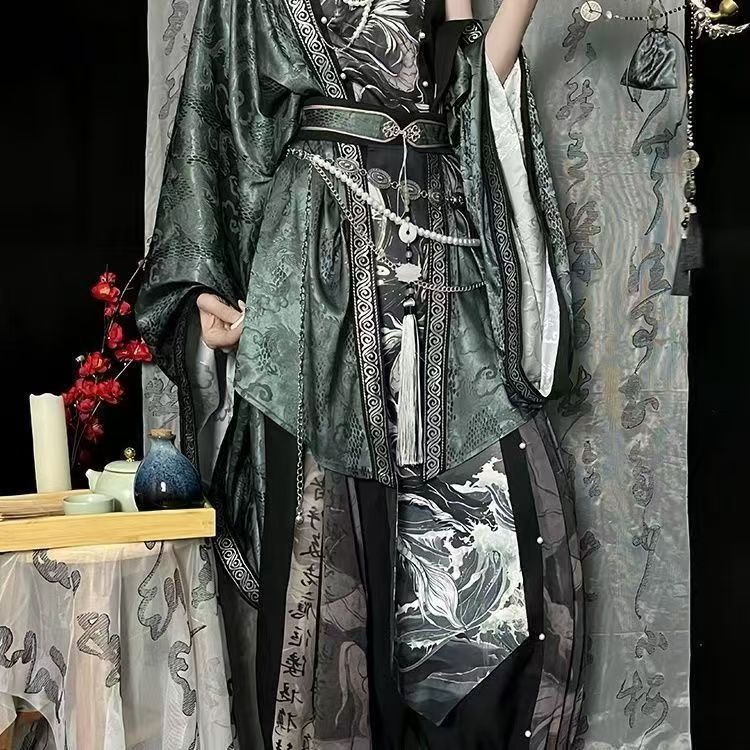 Chinese Hanfu Song Style Set - - Echinacea 评论和价格