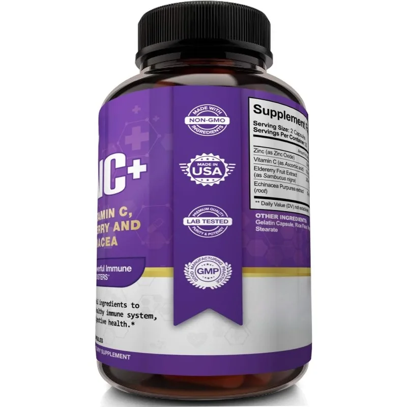 Zinc 50mg Capsules - Containin - Echinacea 评论和价格