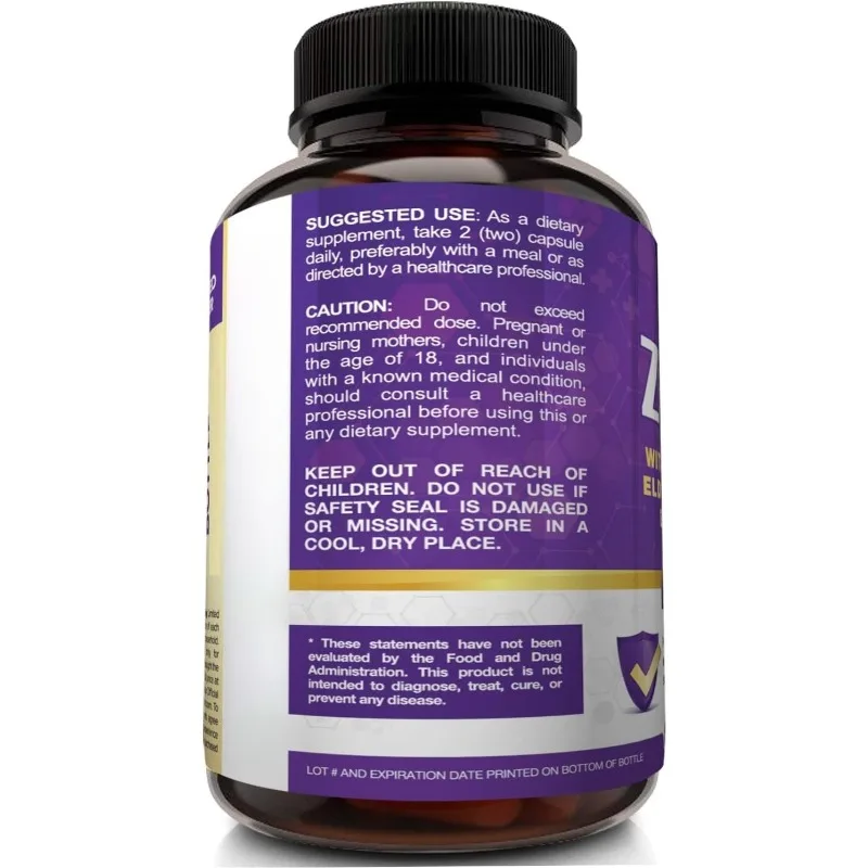 Zinc 50mg Capsules - Containin - Echinacea 评论和价格